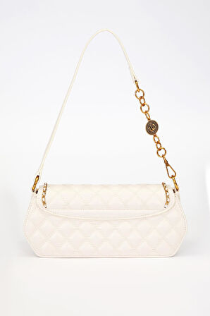 Levidor 930290 Kadın Yelpaze Kilit Detaylı El & Omuz Çantası