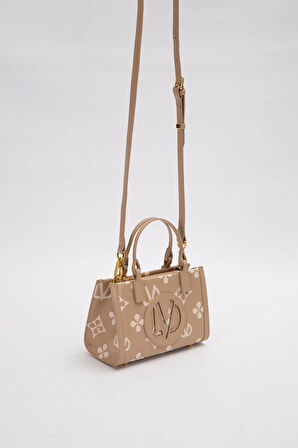 Vizon Mini Boy Baskılı El Çantası