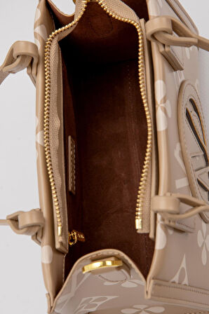 Vizon Mini Boy Baskılı El Çantası