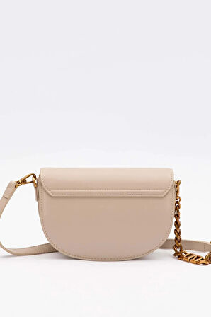 A.Vizon Oval Zincir Detaylı Omuz Çantası