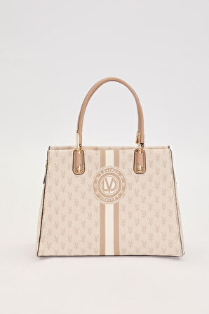 Vizon Monogram Desenli El Çantası