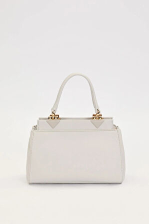 A.Gri Şerit Dikiş Model El Çantası