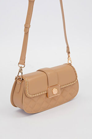 Haki Toka Detay Omuz Çantası