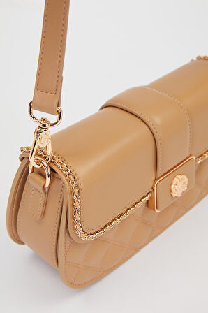 Haki Toka Detay Omuz Çantası