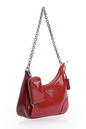 Küçük Ve Şık Premium Kalite Uzun Askılı Kadın Omuz Çantası 930420 Kırmızı