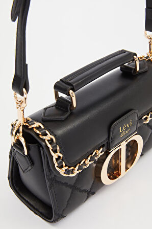 Levidor 930427 Kadın Metal Halka Detaylı  El & Omuz Çantası