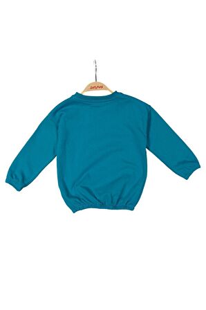 Kız Çocuk Baskılı Sweatshirt (2-12yaş)