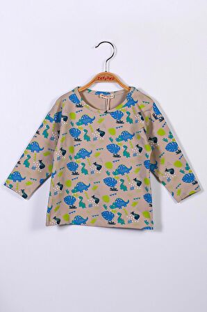 Kız Bebek Desenli T-Shirt (9ay-4yaş)