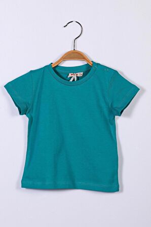 Yeşil Unisex Bebek Basic T-Shirt (9ay-4yaş)