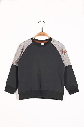 Erkek Çocuk Antrasit Sweatshirt (6-12yaş)