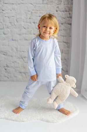 Unisex Bebek Desenli Pijama Takımı