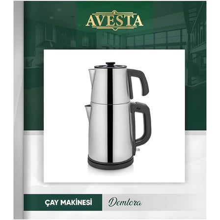 Avesta 2000 W Demlore Çelik Çay Makinesi