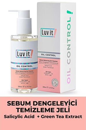 Sebum Dengeleyici Yüz Temizleme Jeli (Karma-Yağlı Ciltler) 200 ML