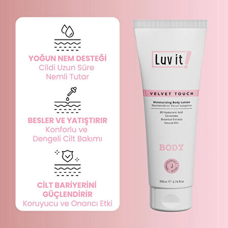 Luv it! Nemlendirici Vücut Losyonu 
