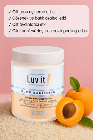 Luv it! Glikolik Asit Vücut Peelingi 