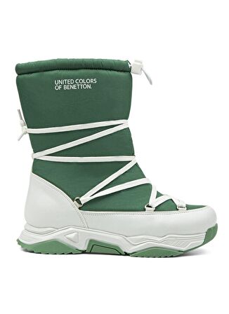 Benetton Kar Botu, 38, Yeşil - Beyaz