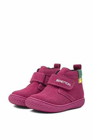 BENETTON BN-30490B PEMBE UNISEX ÇOCUK CIRTLI BOT