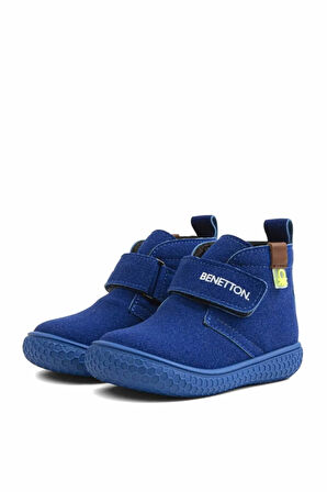 BENETTON BN-30490B MAVİ UNISEX ÇOCUK CIRTLI BOT