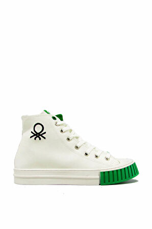 BENETTON BN-30551 BEYAZ ERKEK BAĞLI FERMUARLI BOT