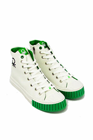 BENETTON BN-30551 BEYAZ ERKEK BAĞLI FERMUARLI BOT