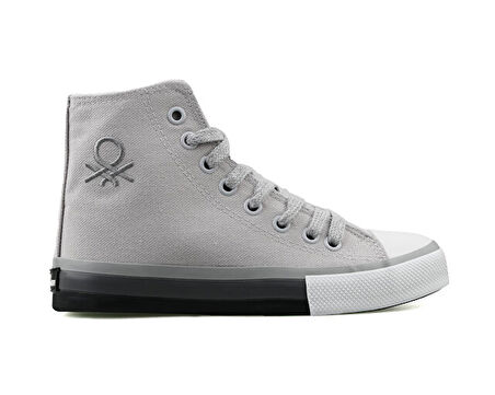 Benetton Bn30189 Gri Siyah Kadın Günlük Ayakkabı BN30189-GRI-SIYAH Gri