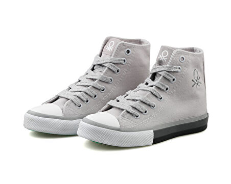 Benetton Bn30189 Gri Siyah Kadın Günlük Ayakkabı BN30189-GRI-SIYAH Gri