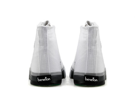 Benetton Bn 30189 Beyaz Gri Kadın Günlük Ayakkabı BN-30189-BEYAZ-GRI Beyaz