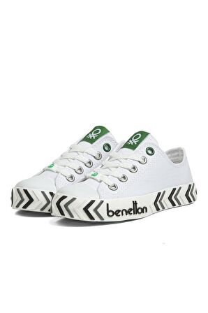 BN-30624 Beyaz-Siyah Unisex Sneakers