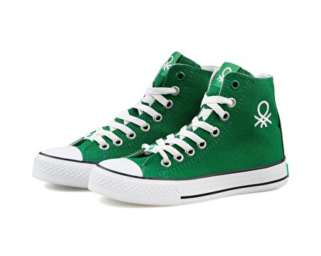 Benetton  Kadın Günlük Ayakkabı BN30628-YESIL Yeşil