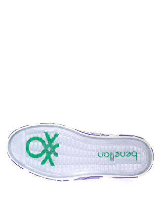 Benetton Beyaz - Mor Kız Çocuk Yürüyüş Ayakkabısı BN-30634 316-Beyaz-Lila