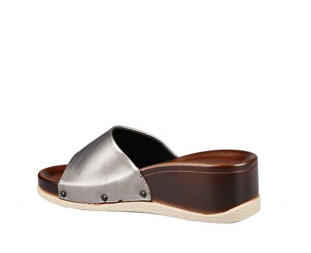 Pierre Cardin Pc-3212 Ortopedik Platin Kadın Terlik
