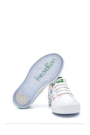 Benetton Beyaz Kız Çocuk Sneaker BN-30660