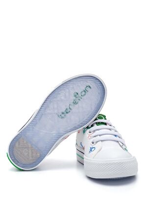 Benetton Beyaz Kız Bebek Sneaker BN-30661