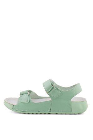 Benetton BN-1238 Filet Kız Çocuk Sandalet Yeşil