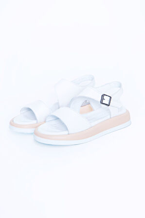 Kadın Ortopedik Sandalet PC-7101-Beyaz | 40