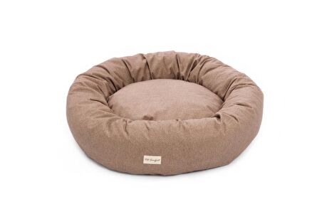 Pet Comfort Hotel Nidus 05 L Üstü Açık Kaymaz Taban Kahverengi Büyük Irk Köpek Yatağı