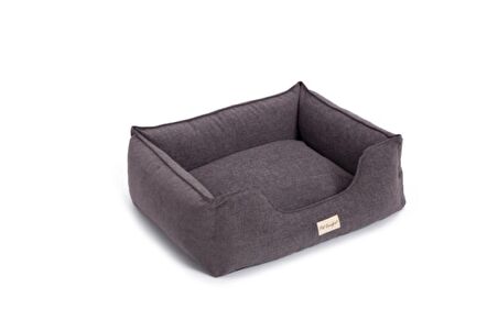Pet Comfort Alpha Mirandus 17 S Üstü Açık Kaymaz Taban Antrasit Orta Irk Köpek Yatağı