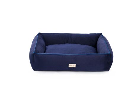 Pet Comfort Golf Vita 04 L Üstü Açık Kaymaz Taban Lacivert Büyük Irk Köpek Yatağı