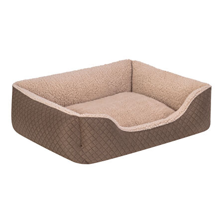 Pet Comfort Bravo Duo  Kedi ve Köpek Yatağı Kahverengi/Bej S 55x45cm