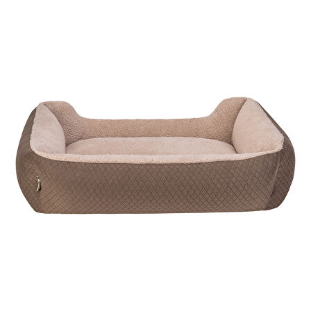 Pet Comfort Bravo Duo  Köpek Yatağı Kahverengi/Bej L 90x70cm