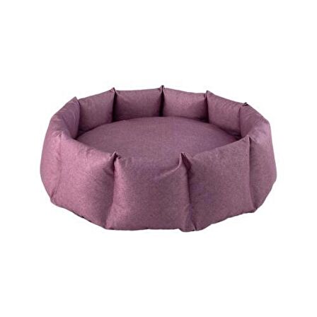 Pet Comfort Athens Eco Üstü Açık Kaymaz Taban Pembe Orta Irk Köpek Yatağı