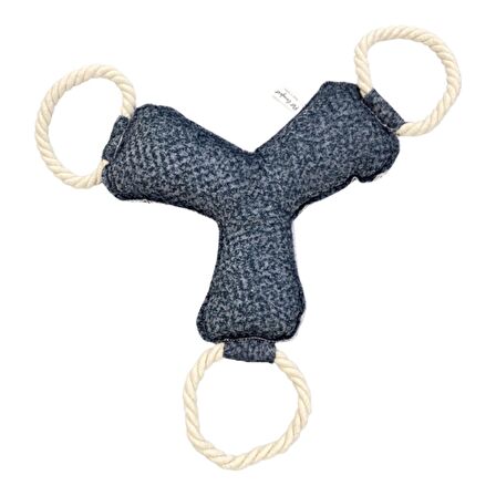 Pet Comfort İpli Bumerang Köpek Oyuncağı Mavi 30cm