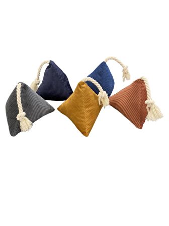 Pet Comfort İpli Prizma Köpek Oyuncağı Lacivert 12x25cm