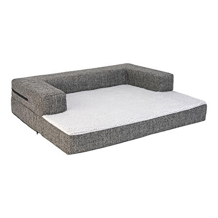 Pet Comfort Gloria Sofa Ortopedik Su Geçirmez Köpek Yatağı Antrasit 70x53x8 Cm 