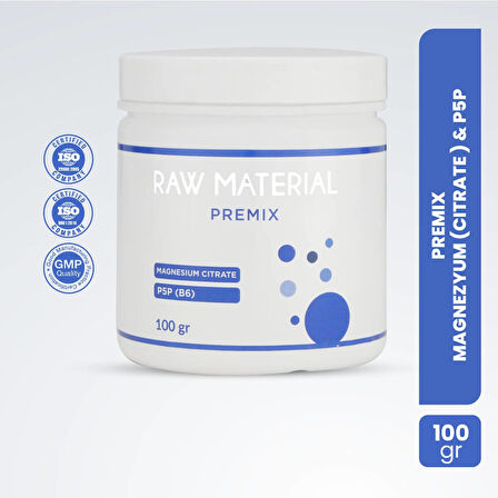 Raw Material Premix Magnezyum Sitrat P5P 100 gr