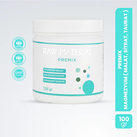 Raw Material Premix Magnezyum Malat-Sitrat-Taurat 100 gr