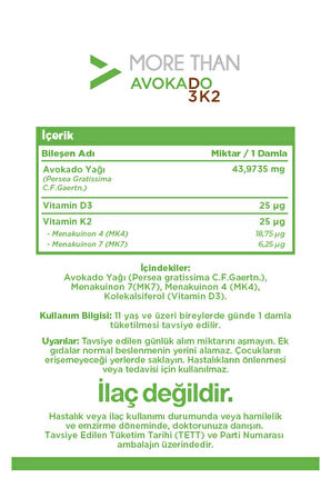 More Than Avokado D3K2 20 ml