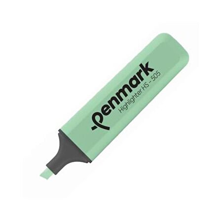 Penmark Fosforlu Kalem Pastel Mint Yeşili Hs 505   10'lu Paket / Penmark