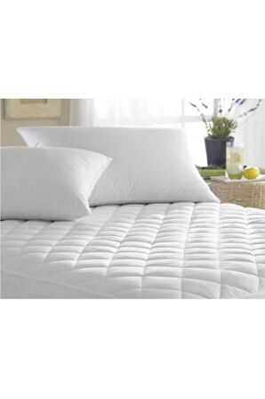 Çeyiz Diyarı Kapitoneli Fitted 200 x 200 Su Geçirmez Alez Beyaz