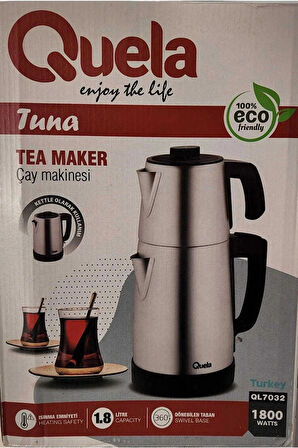 Quela Tuna Çelik Çay Makinesi